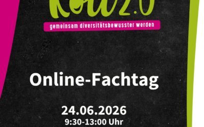 24.06.2026 | Online-Tagung | Gemeinsam diversitätsbewusster und diskriminierungskritischer werden