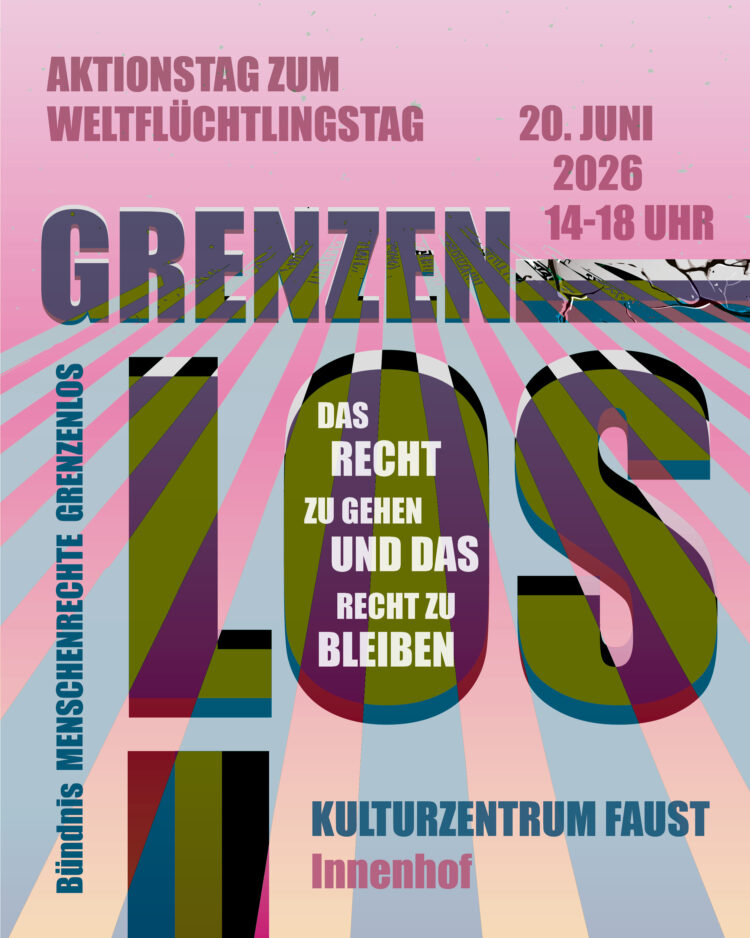 ein Bild, dass den Schriftzug "GrenzenLOS" zeigt.